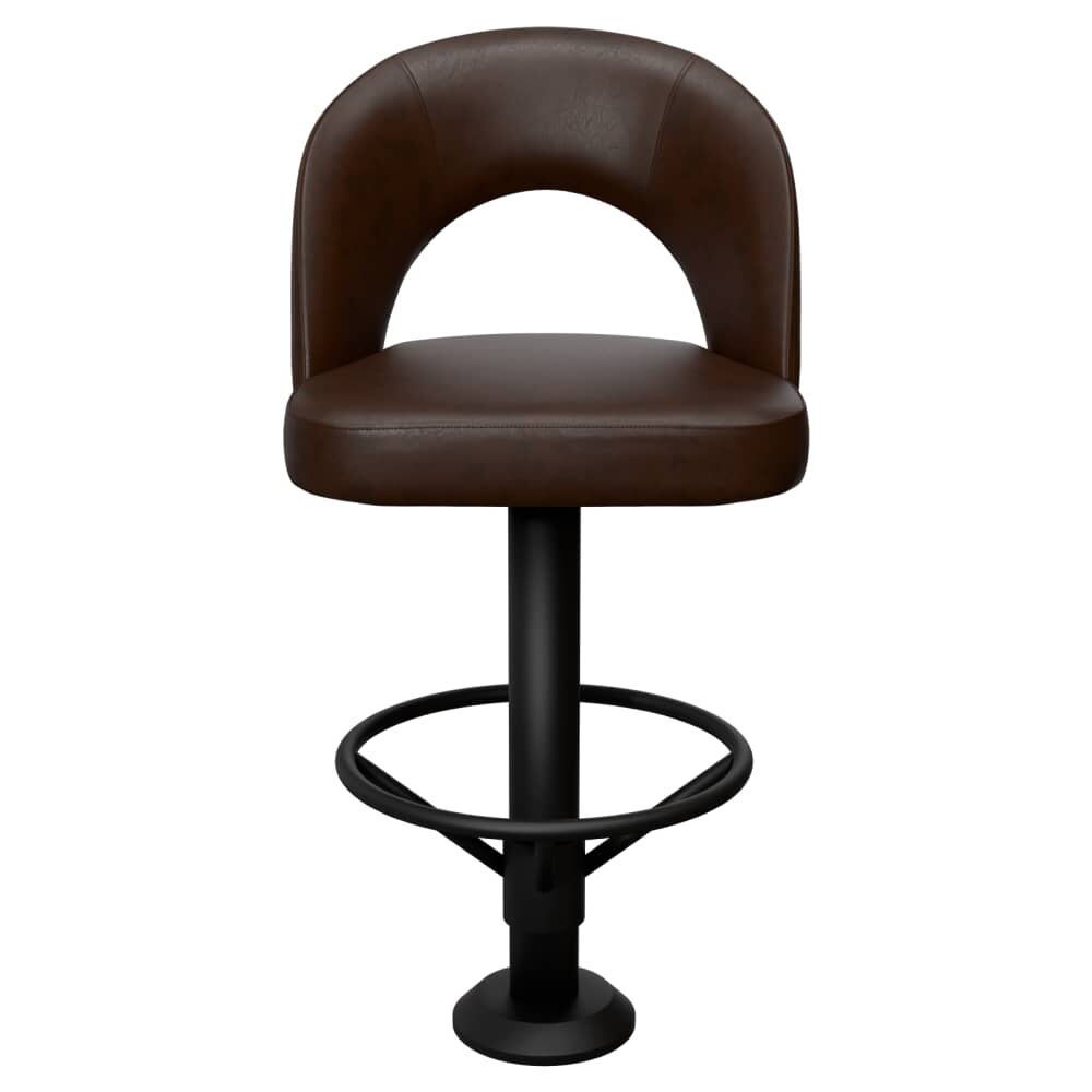 Yali Bucket Swivel Bolt-Down Bar Stool