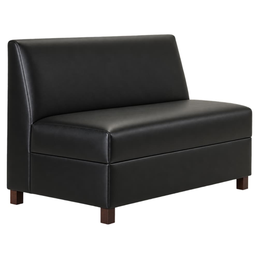 Wood booth seating