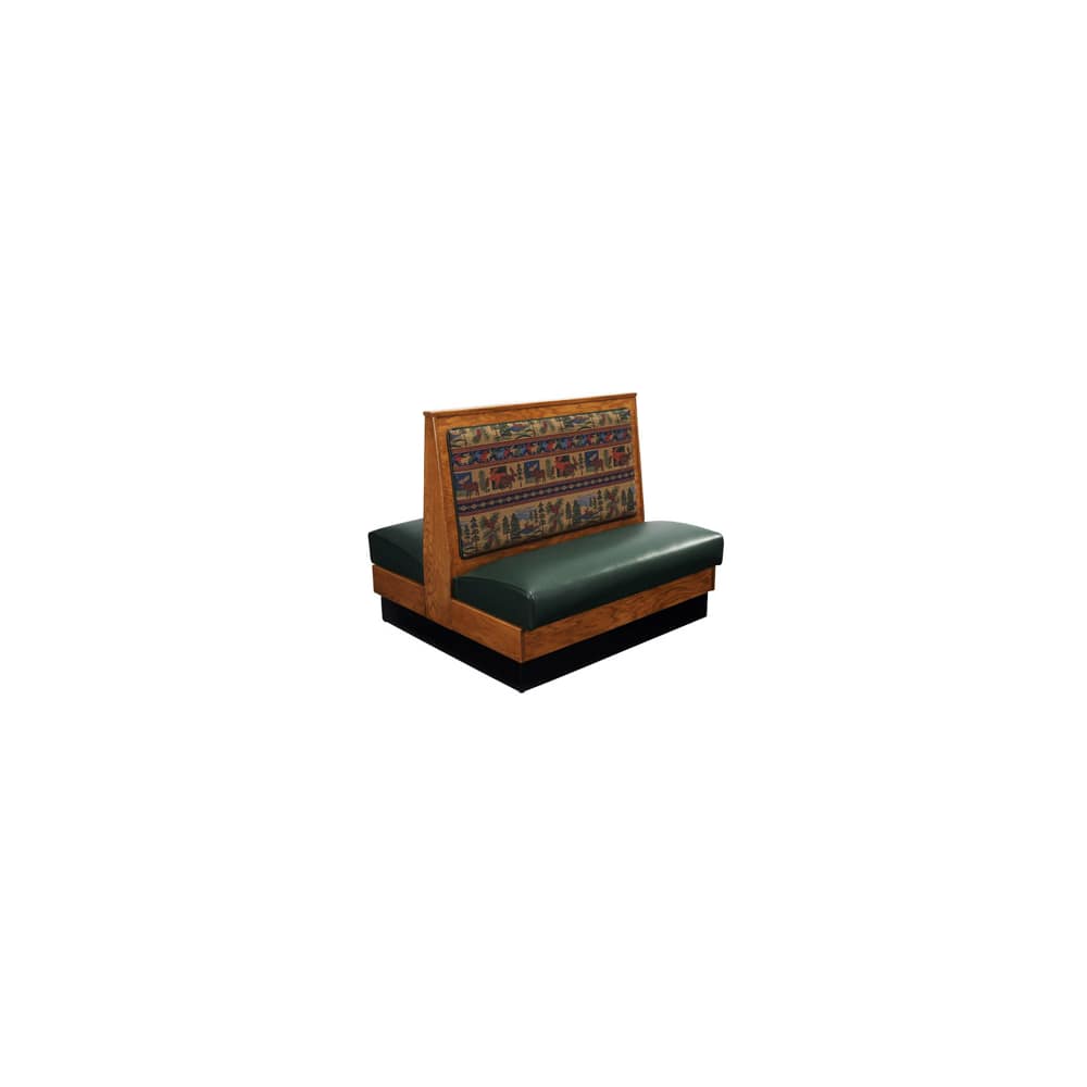 Wood booth seating