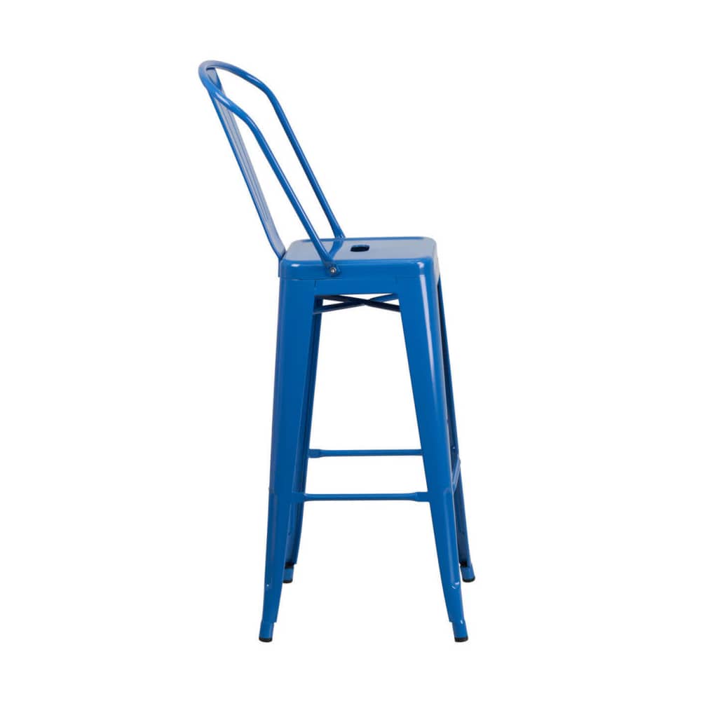 Metal bar stool