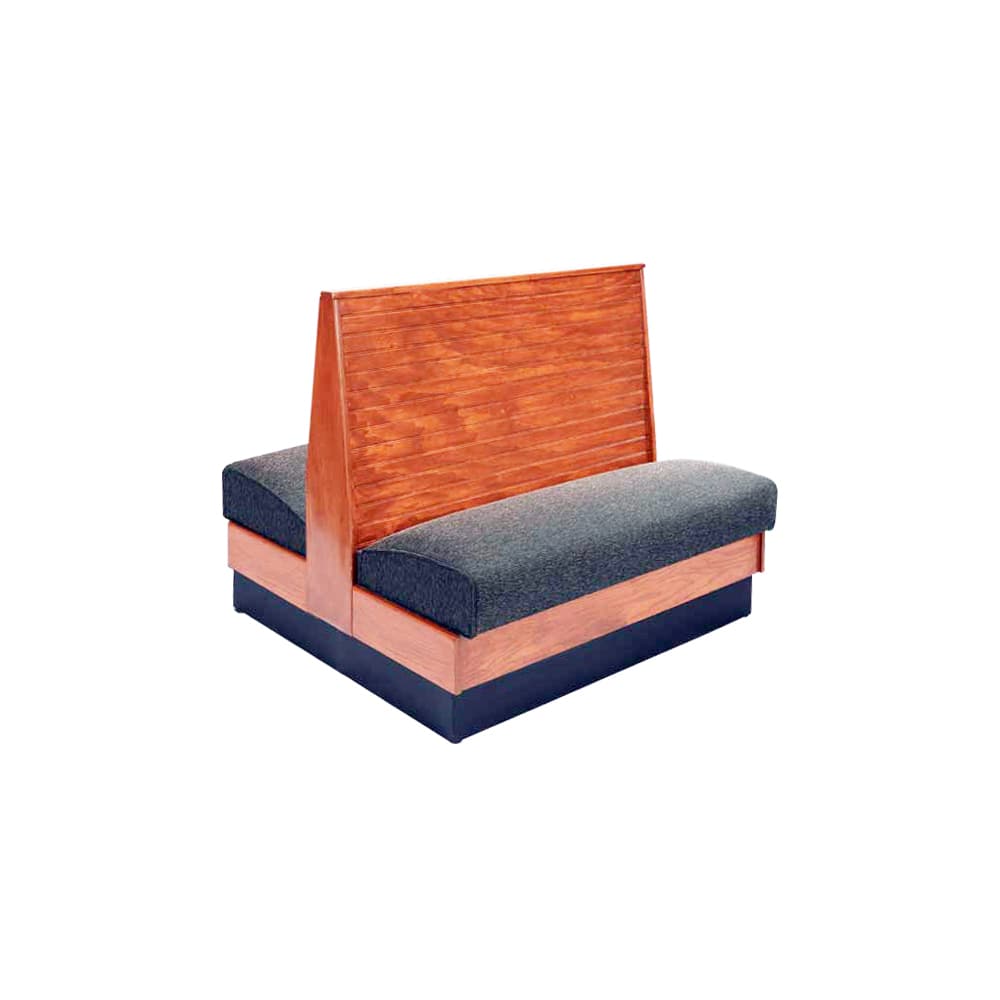 Wood booth seating