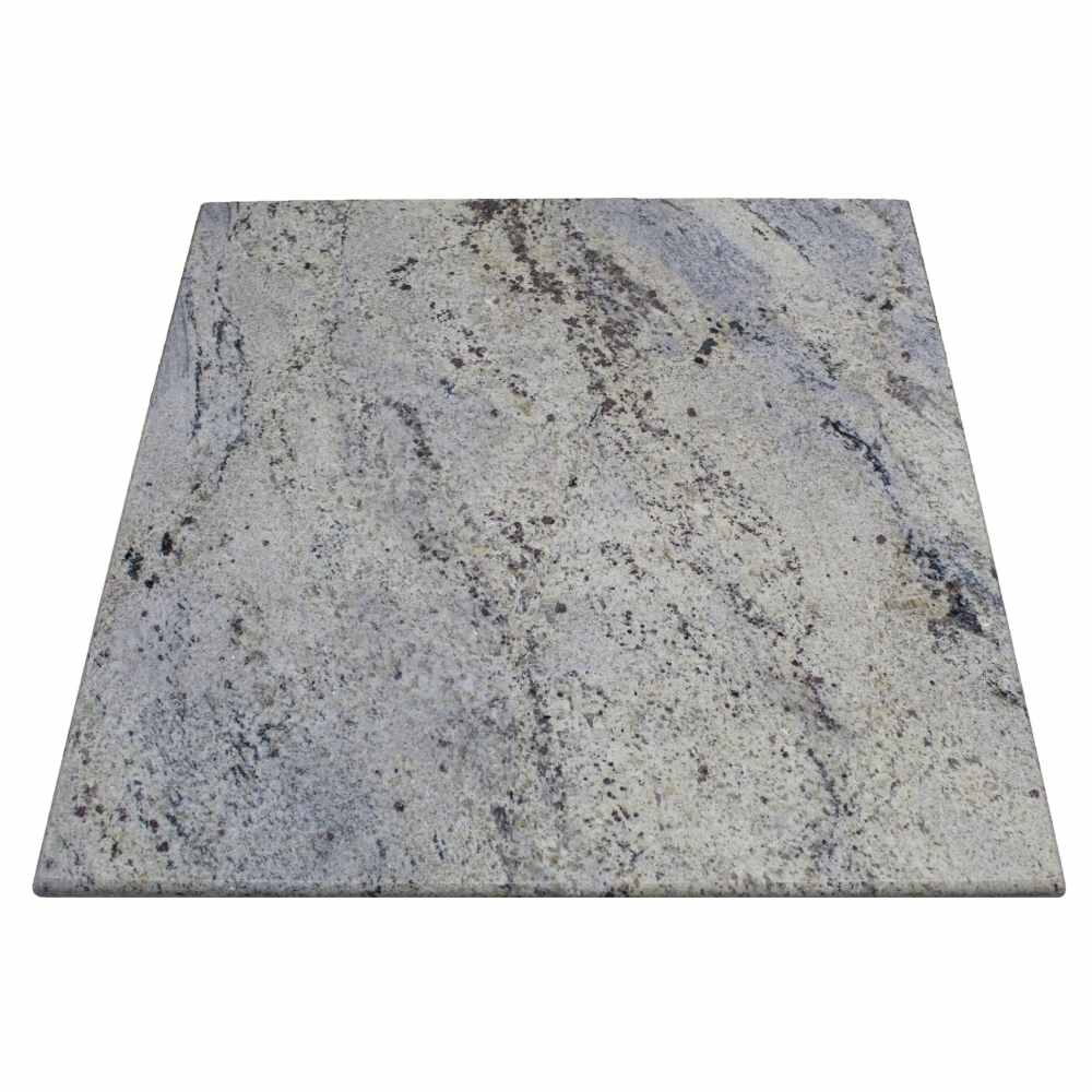 Granite Table Top in Black Galaxy or Kashmir White