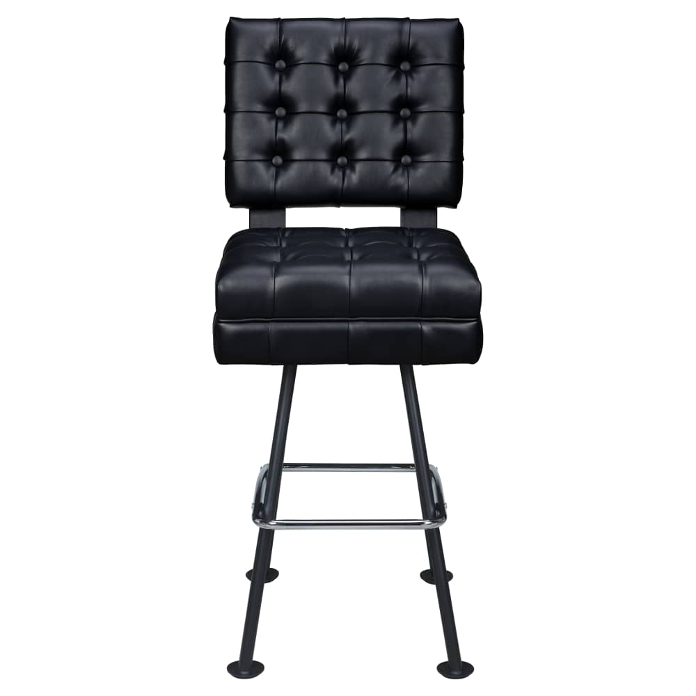 Bar stool: Trionfo tufted Bucket with Arched-Oval frame