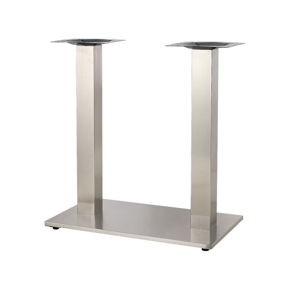 Square Stainless Steel Table Base, Standard Height