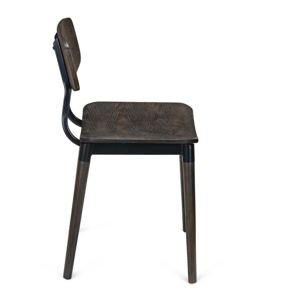 Slate Black Metal Chair
