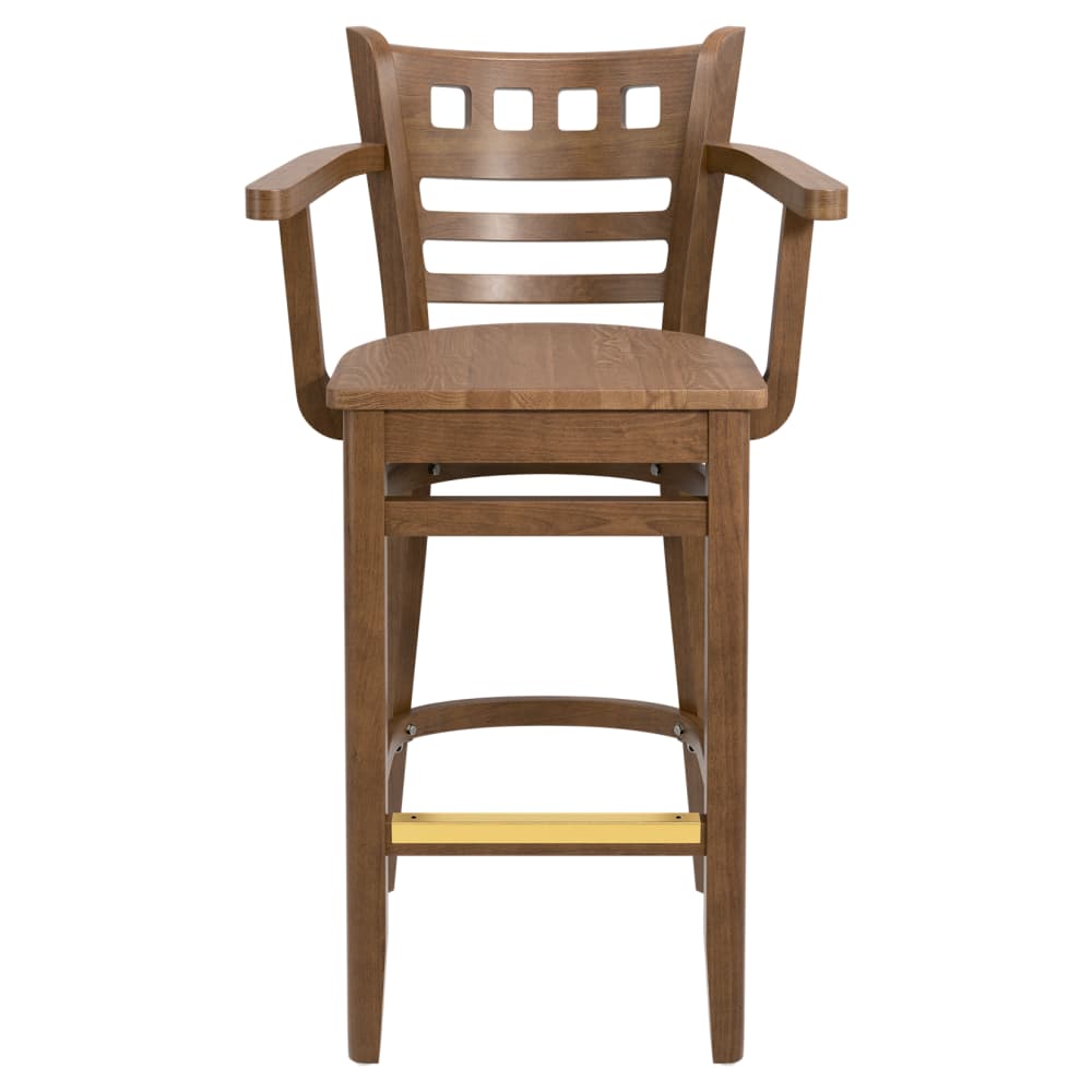 Wood bar stool