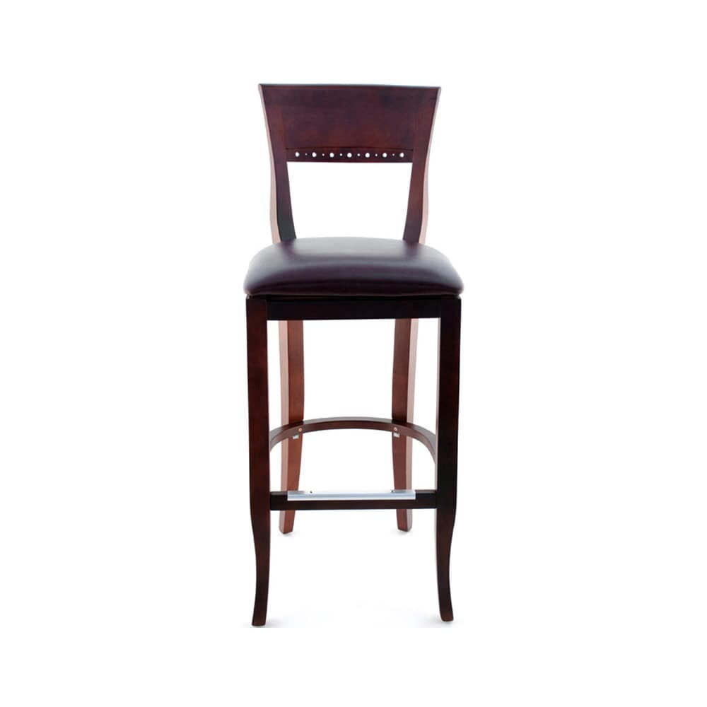 Biedermeier Wood Bar Stool