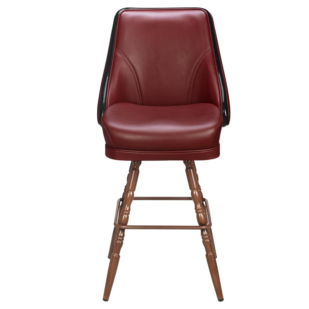 Regina Casino Bucket Bar Stool with Vintage Frame
