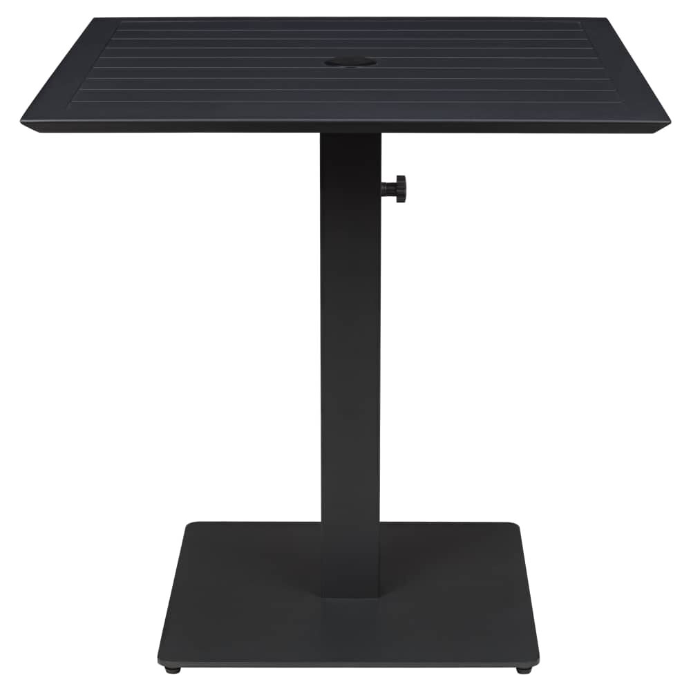 Ella Table Set in Black with Umbrella Base
