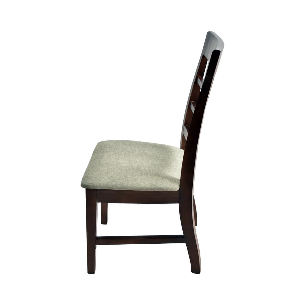 Dining chair: Extra high window-back wood