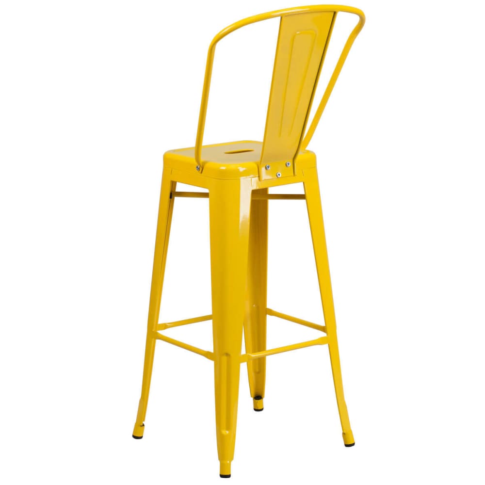 Metal bar stool