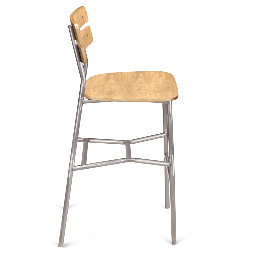 Metal bar stool