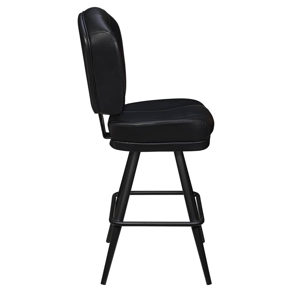 Lusso 3-Channel Casino Bucket Bar Stool with Square Frame