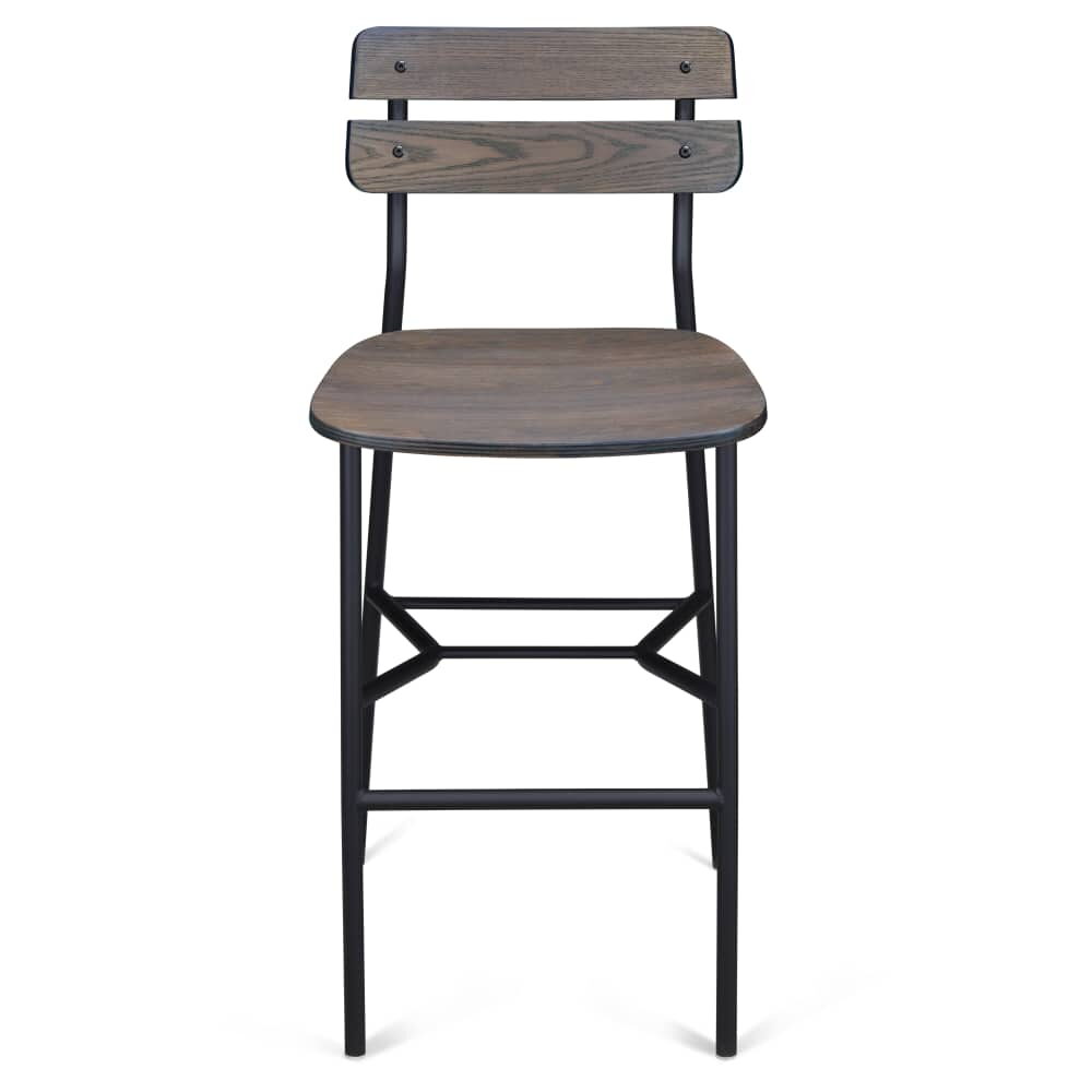 Palmer Metal Bar Stool in Black Finish