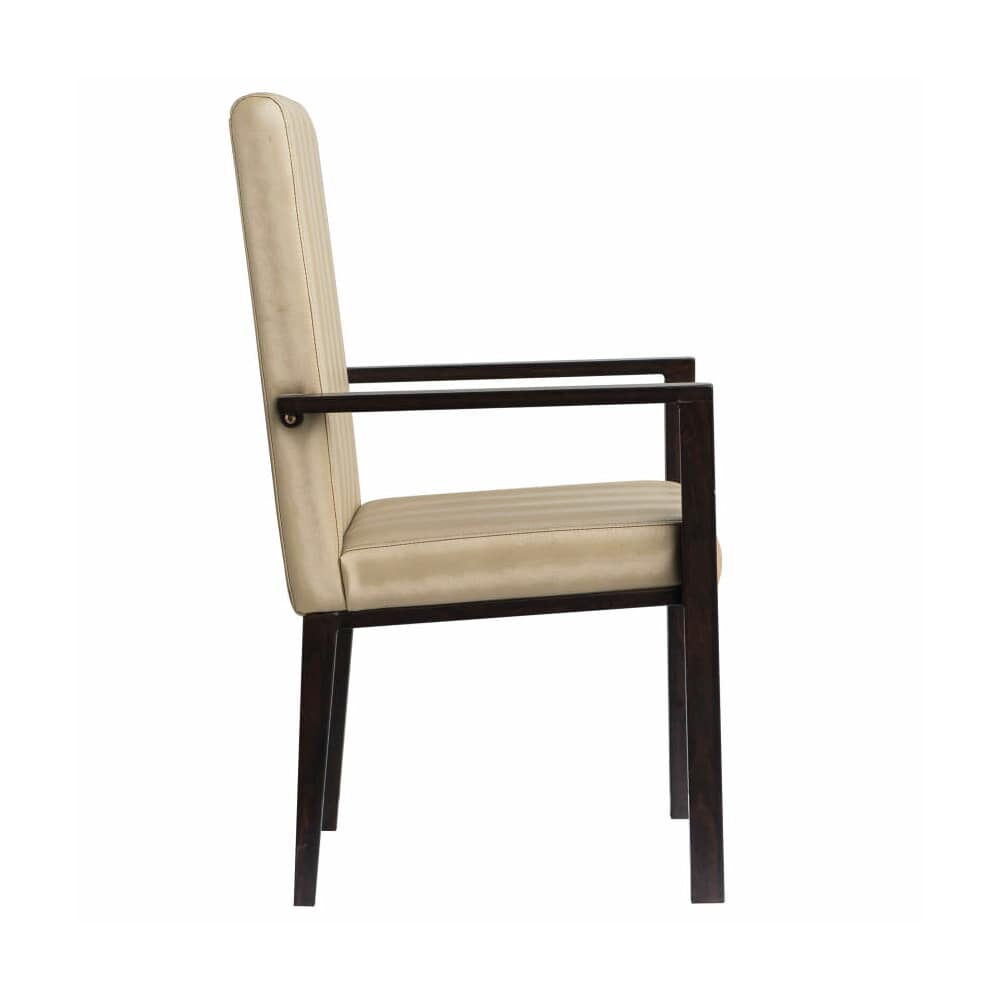Celestino Deco Padded Aluminum Armchair