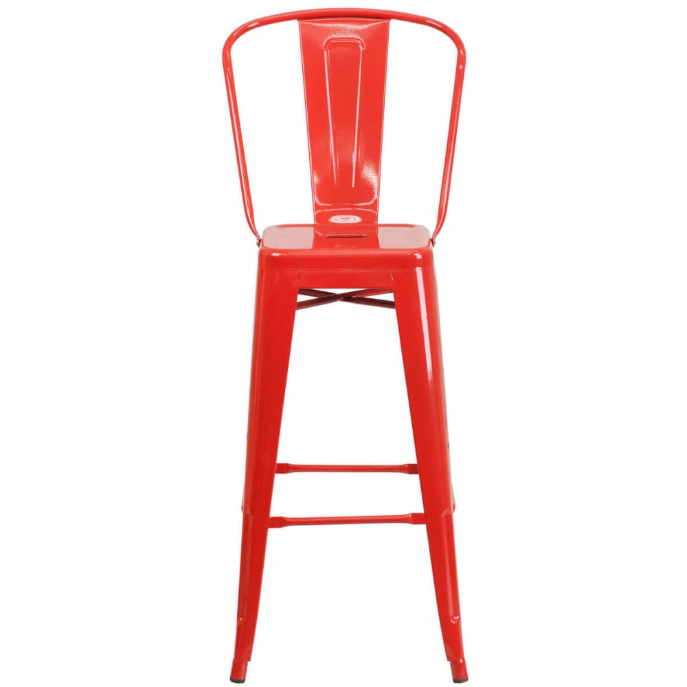 Metal bar stool