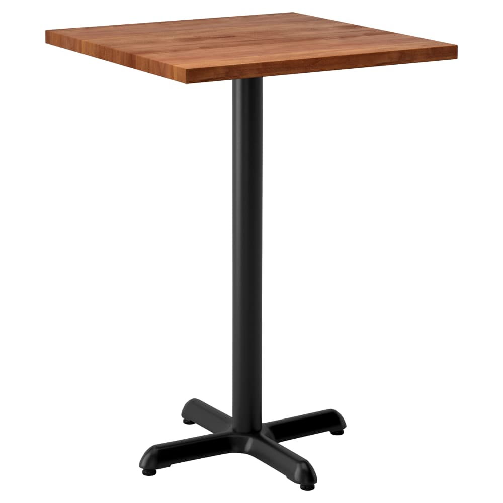 Solid Wood Plank Table, Bar Height