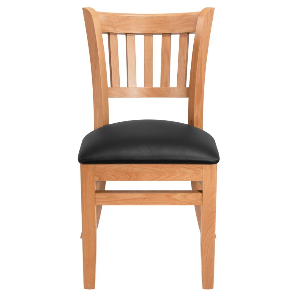 Vertical Slat Wood Chair