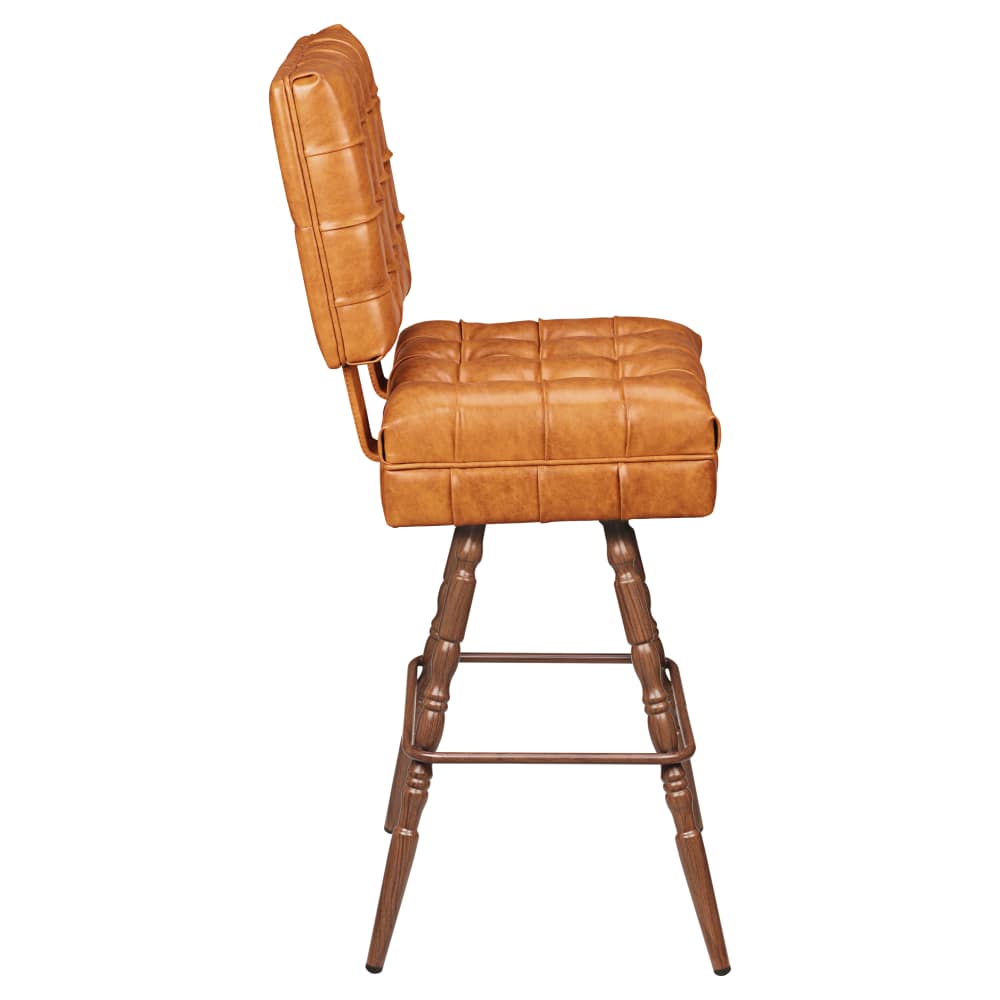 Tufted bar stool