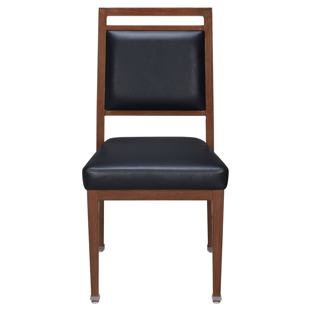 Stackable aluminum dining chair