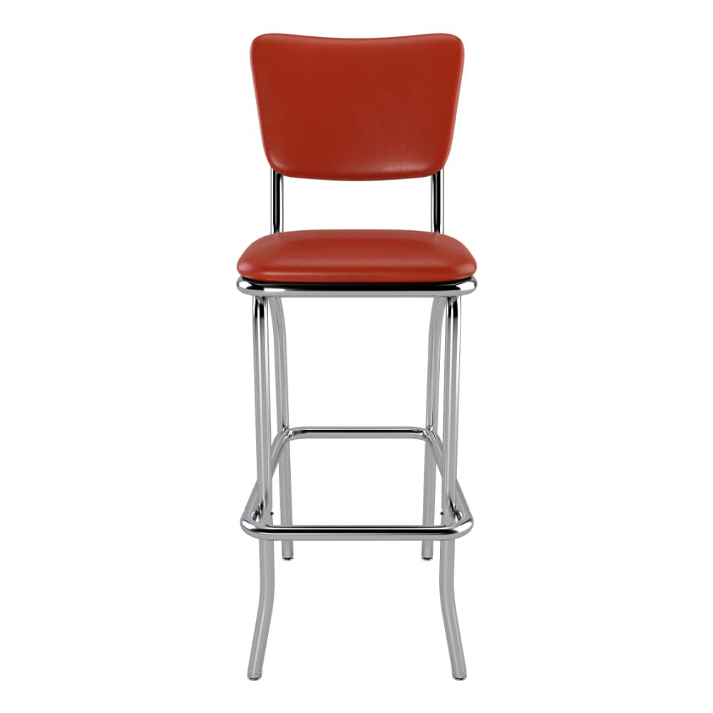 Retro-Style Diner Bar Stool