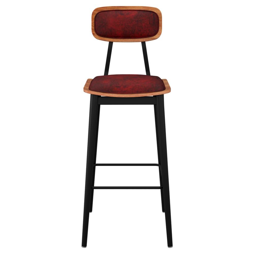 Metal bar stool