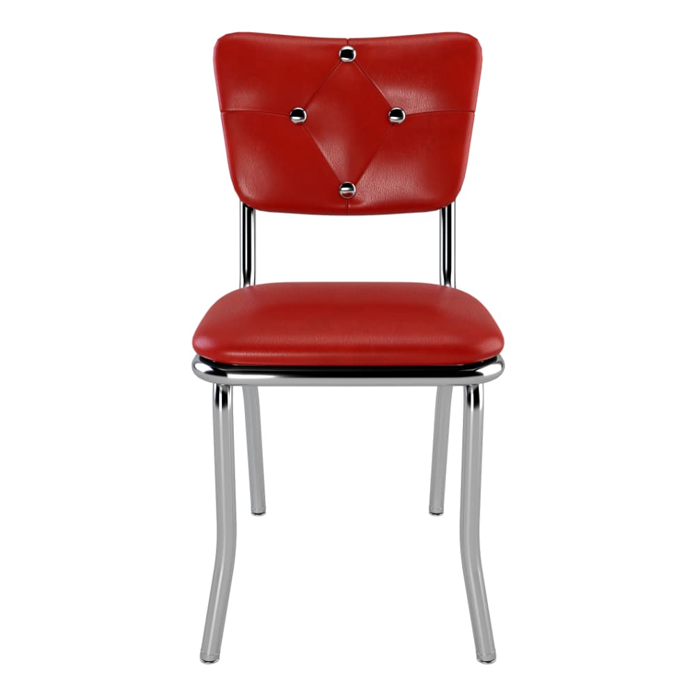 Tufted button detail dining chair