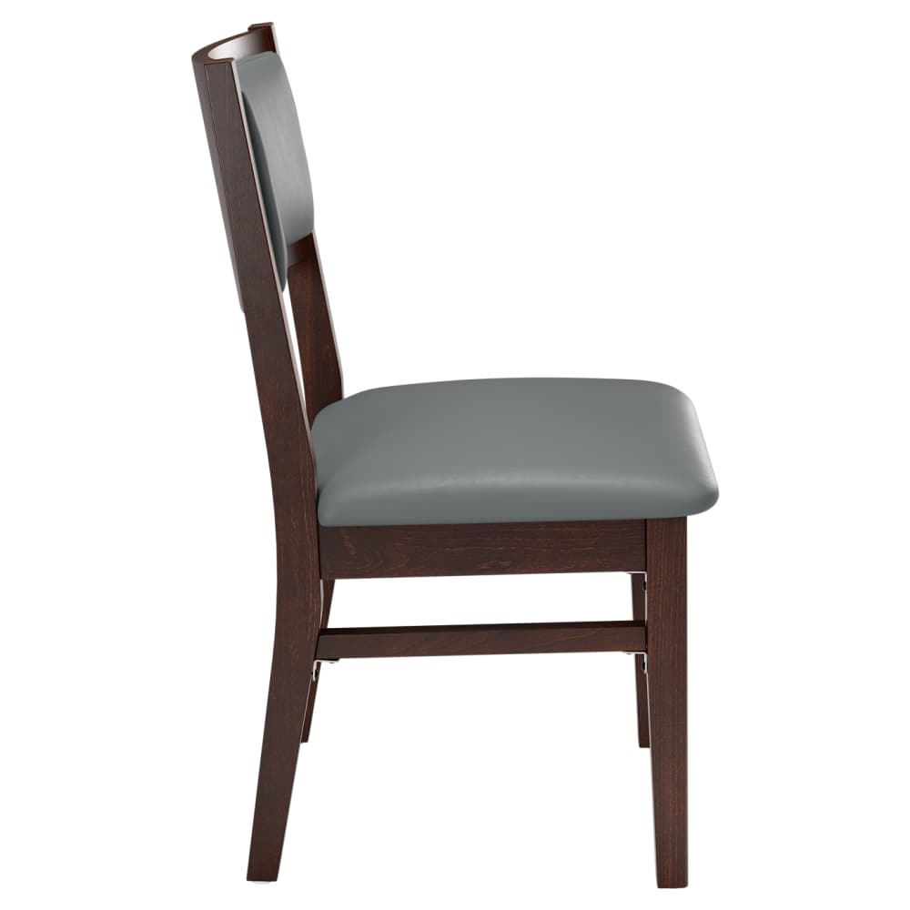 Dining chair: Stella wood with padded back