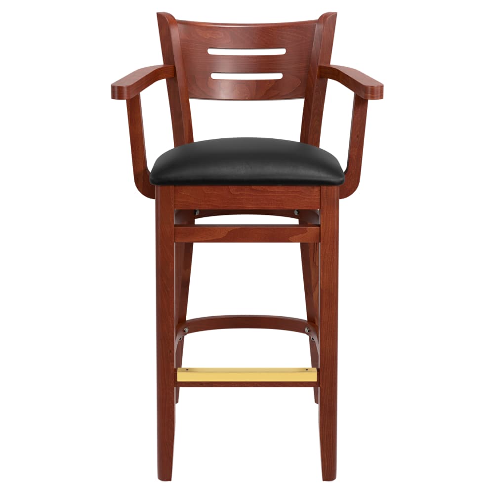 Wood bar stool