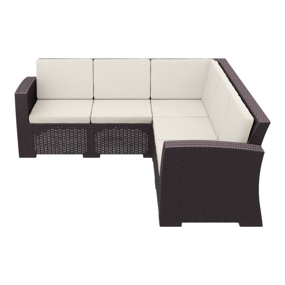 Shelly Resin Corner Sectional