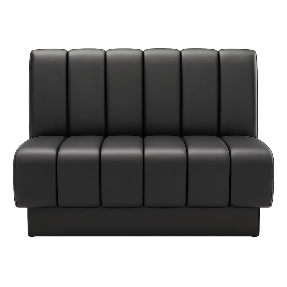 Channel back booth seating