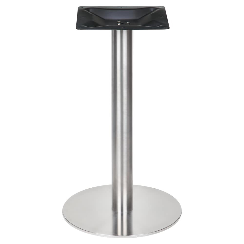 Stainless Steel Round Outdoor Table Base, Standard Height