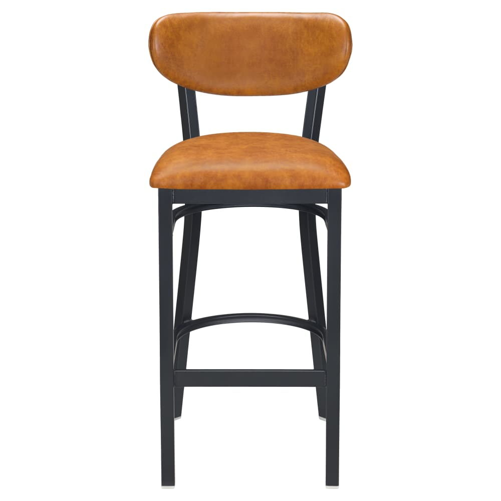 Curvy Metal Bar Stool
