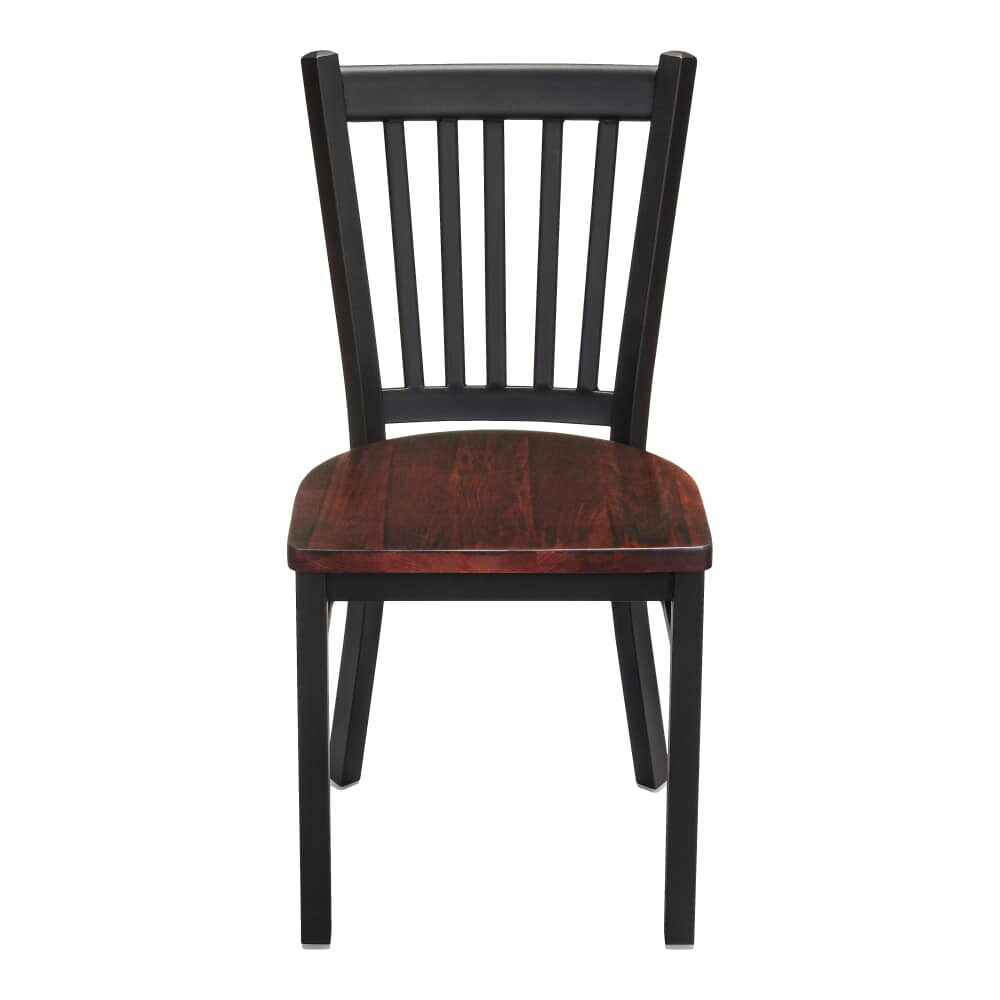 Metal Vertical Slat Chair