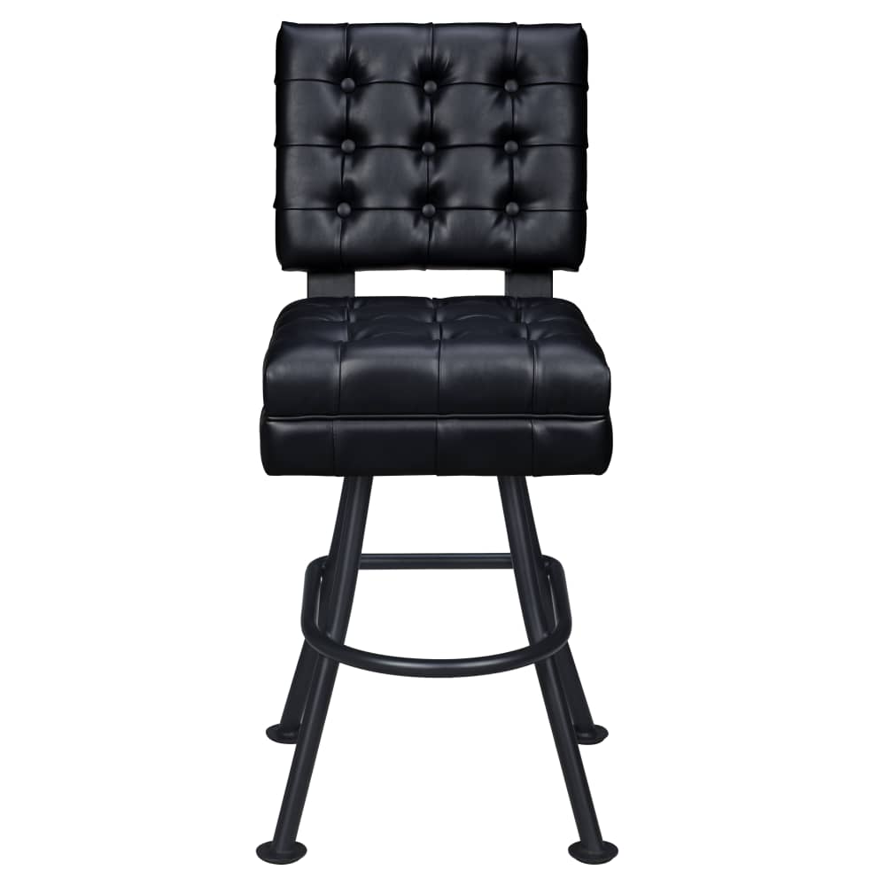 Bar stool: Trionfo tufted Bucket with Orbit frame