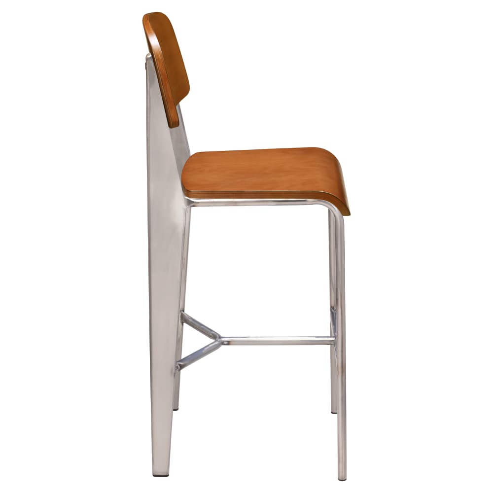 Wood bar stool