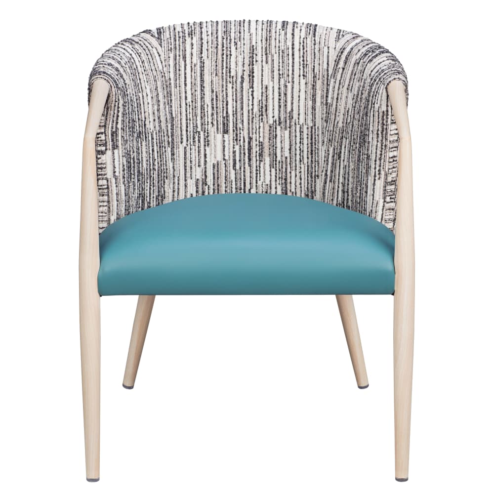 Armchair: Breniva curved-back