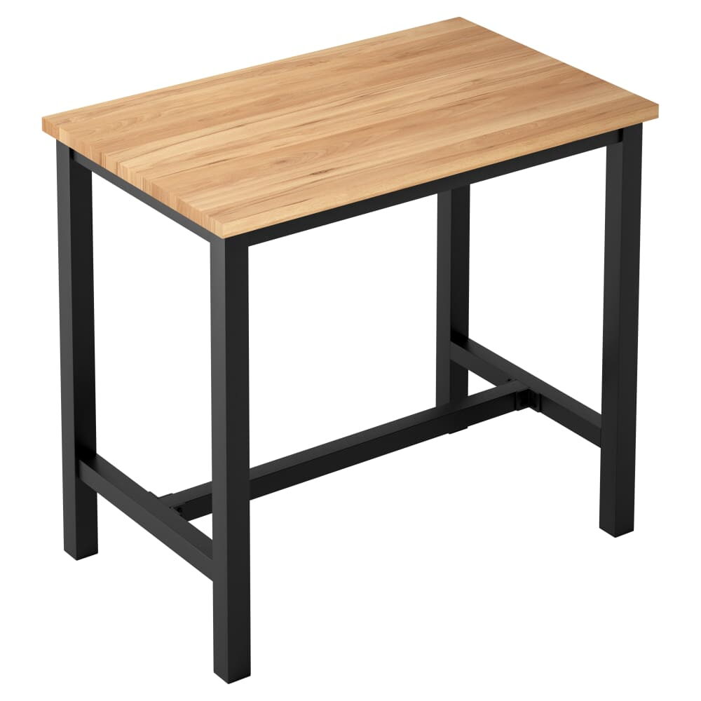 Ottis Bar-Height Table Set in Black Finish