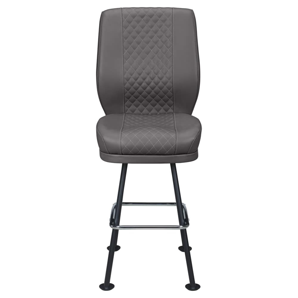 Tesoro Diamond-Back Bucket Bar Stool with Arched-Oval Frame