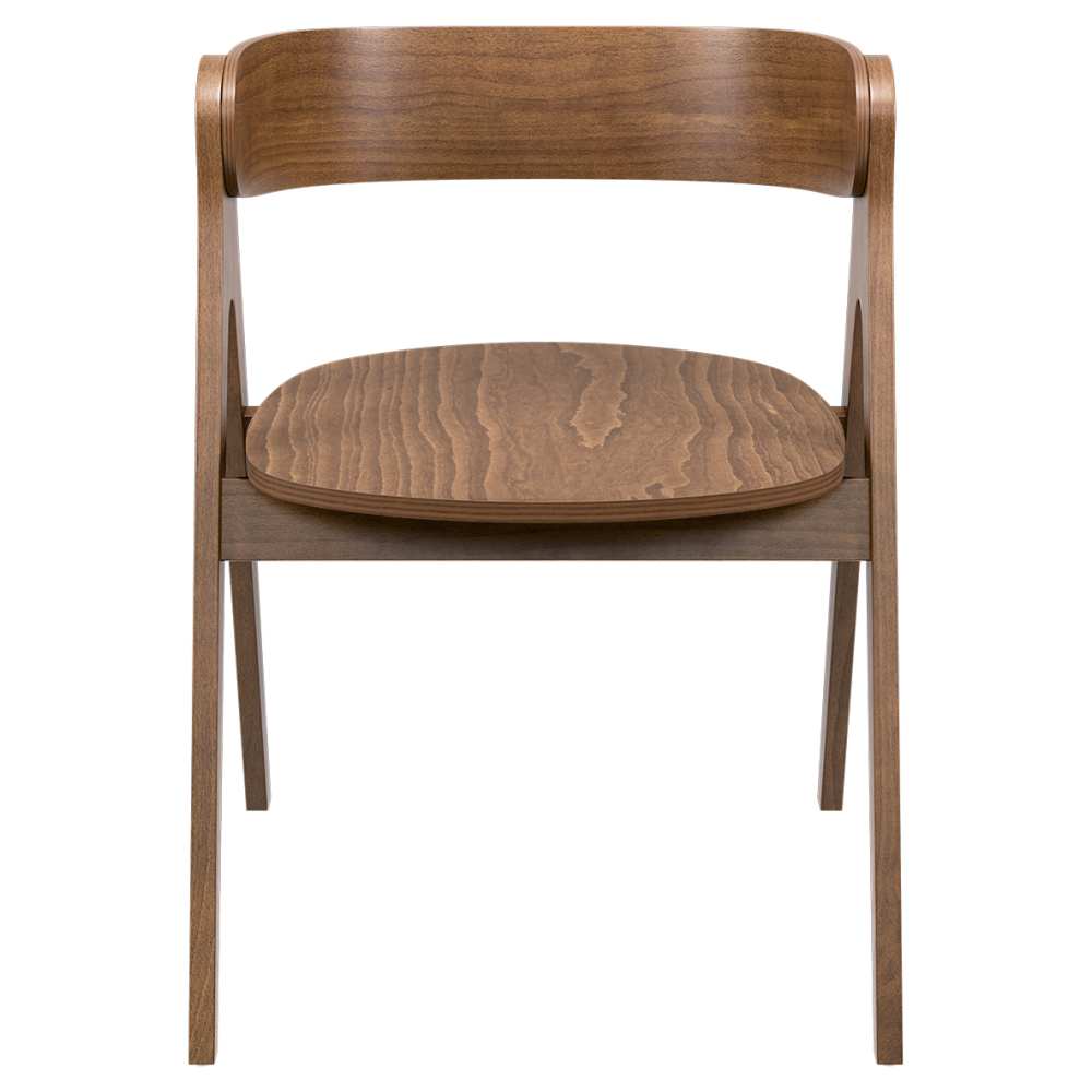 Dining chair: Strand wood with wood back