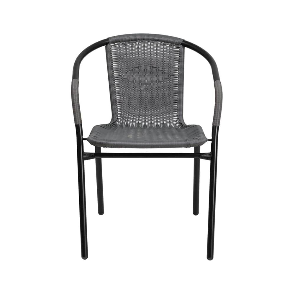 Gray Rattan Chair