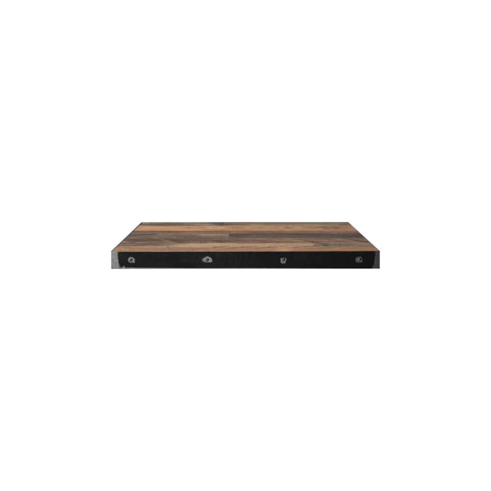 Custom Laminate Table Top with Industrial Steel Edge
