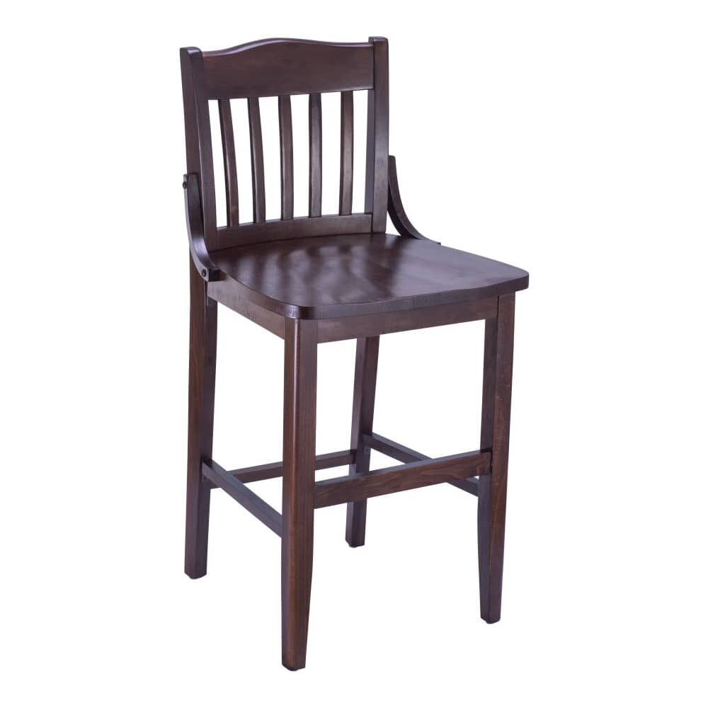 School House Wood Counter Stool