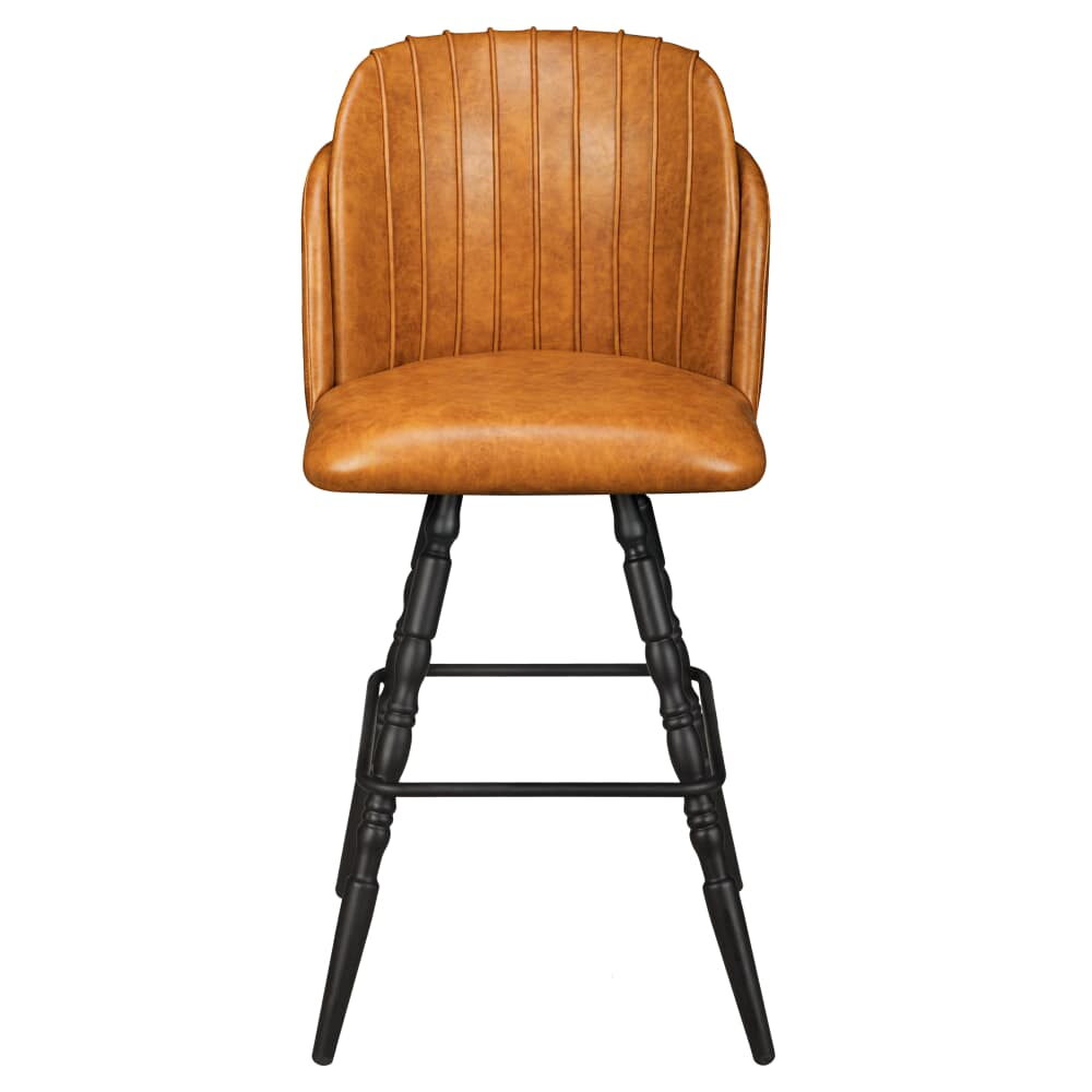 Sooti Swivel Bar Stool with Vintage Frame