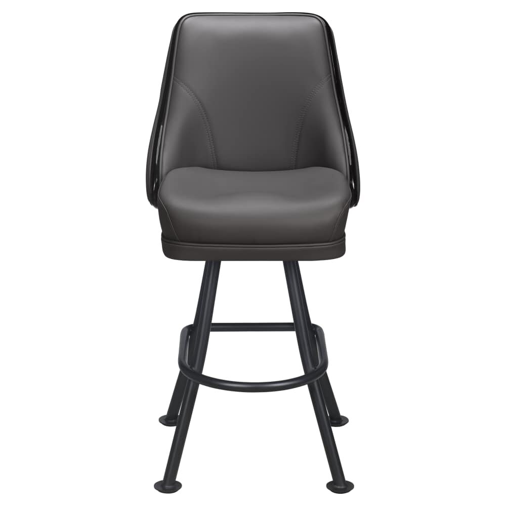 Regina Casino Bucket Bar Stool with Orbit Frame