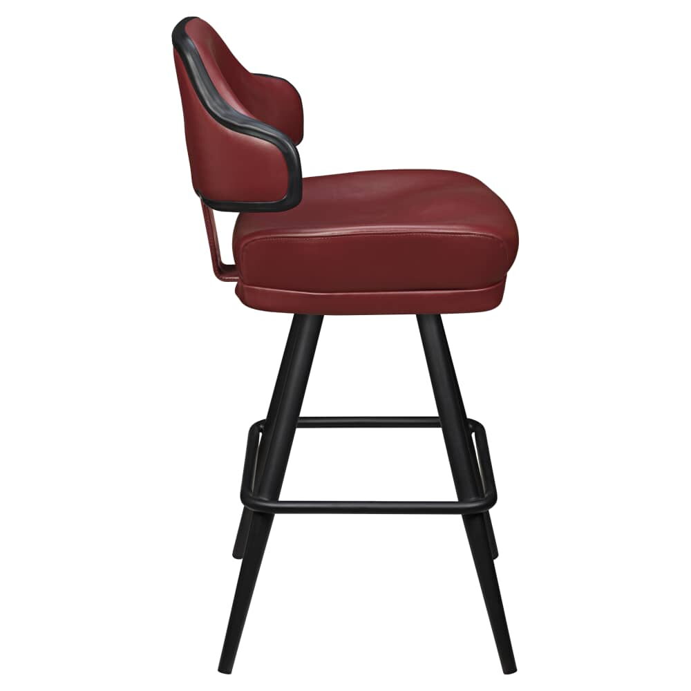 Gioco Casino Bucket Bar Stool with Square Frame