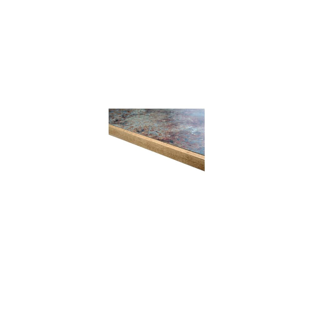 Laminate Overlay and Wood Edge Table Top