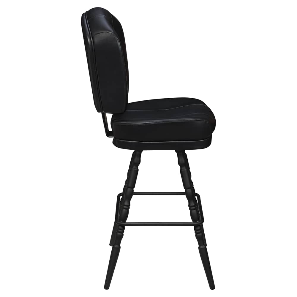 Channel back bar stool