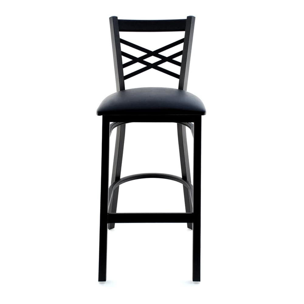 X-Back Metal Bar Stool