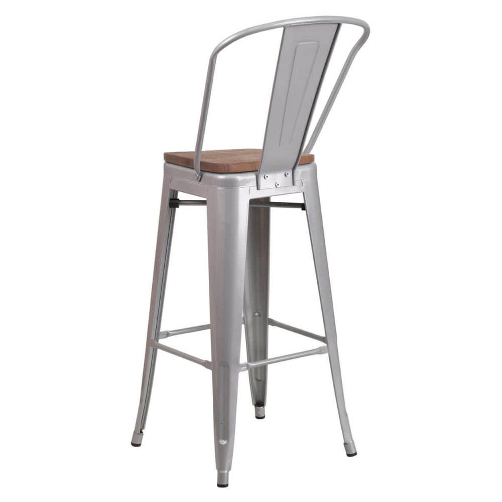 Metal bar stool